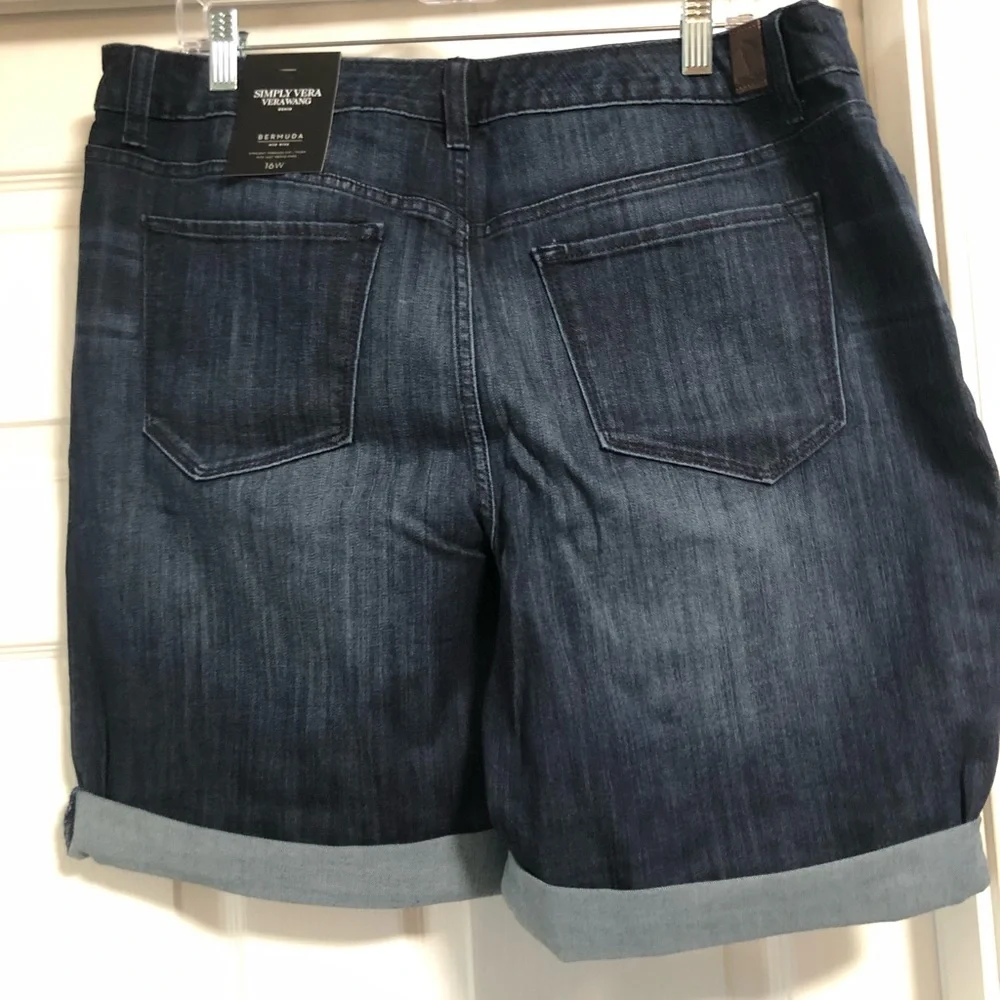 New Simply Vera - Vera Wang Bermuda Denim - Picture 3 of 5